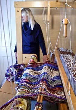 Weaving at the octagon House